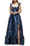 Baroque Rose Structured Bodice Gown