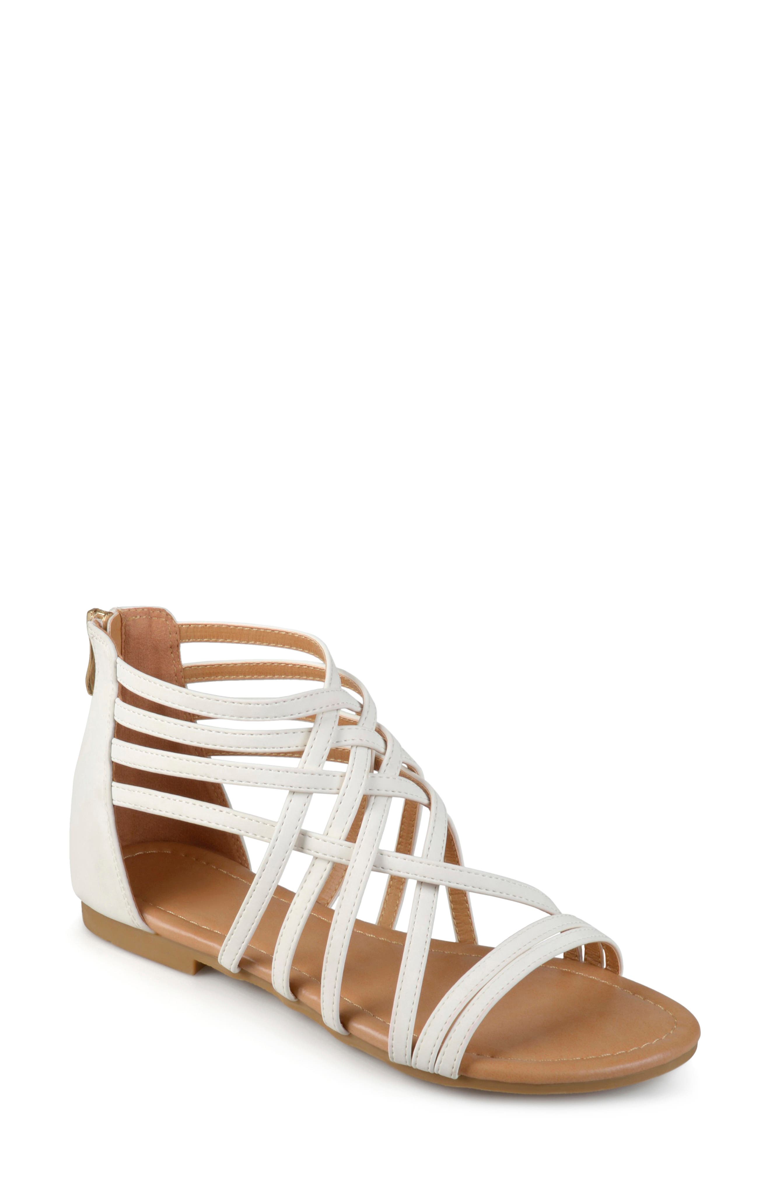 Journee Collection Hanni Strappy Gladiator Sandal, Main, color, 