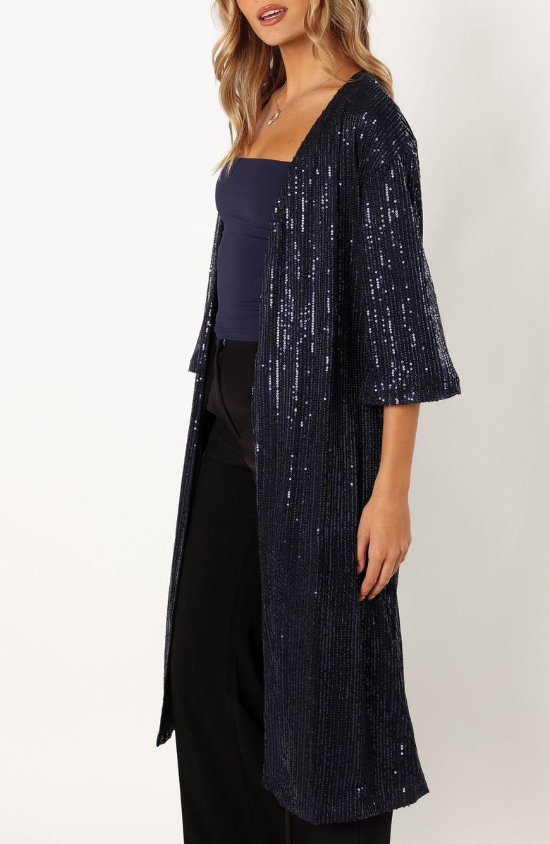 Petal & Pup Karsyn Sequin Duster Cardigan, Alternate, color,