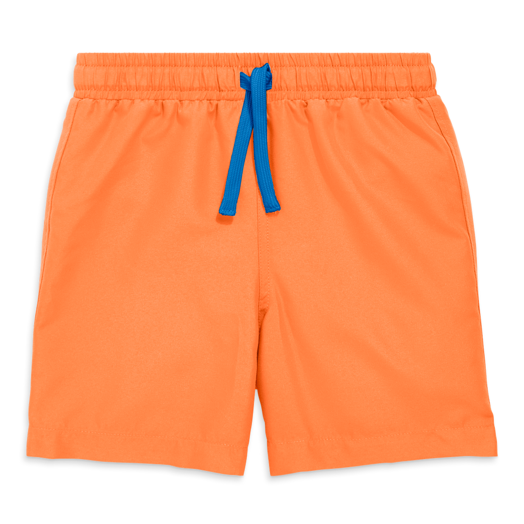 Primary Kids Swim Trunk In Cantaloupe