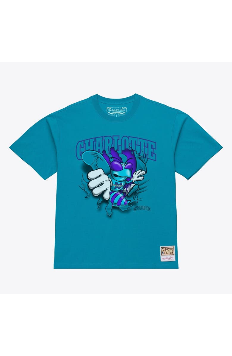 Mitchell & Ness Men's Mitchell & Ness Teal Charlotte Hornets Breakthrough T-Shirt, Alternate, color, Teal