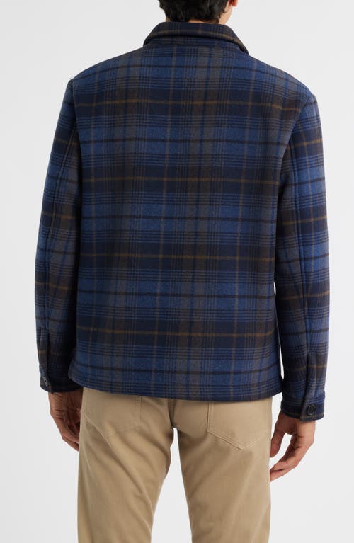 Robert Barakett Kaden Plaid Overshirt In Multi