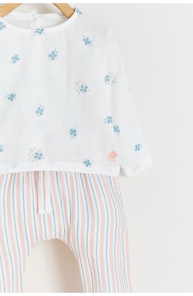 Babycottons Premium Cotton Anna Muslin Set For Infant, Alternate, color, 