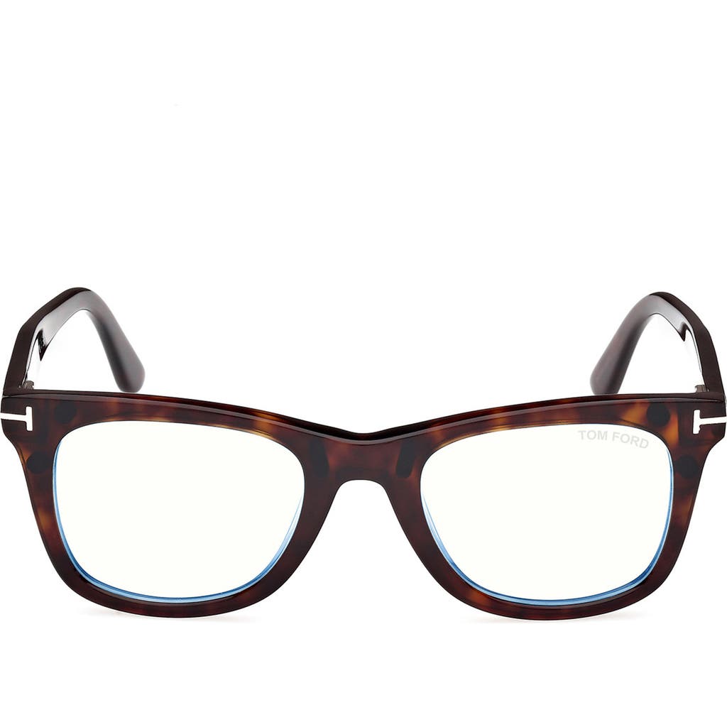 Tom Ford 50mm Square Blue Light Blocking Optical Glasses