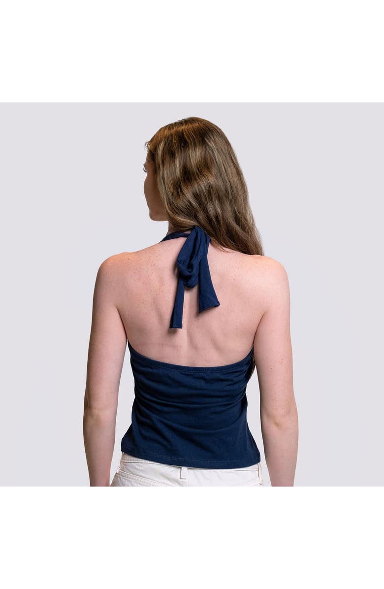 LUSSO Women's Lusso Navy Houston Astros Noelle V-Neck Tank Top, Alternate, color, Navy