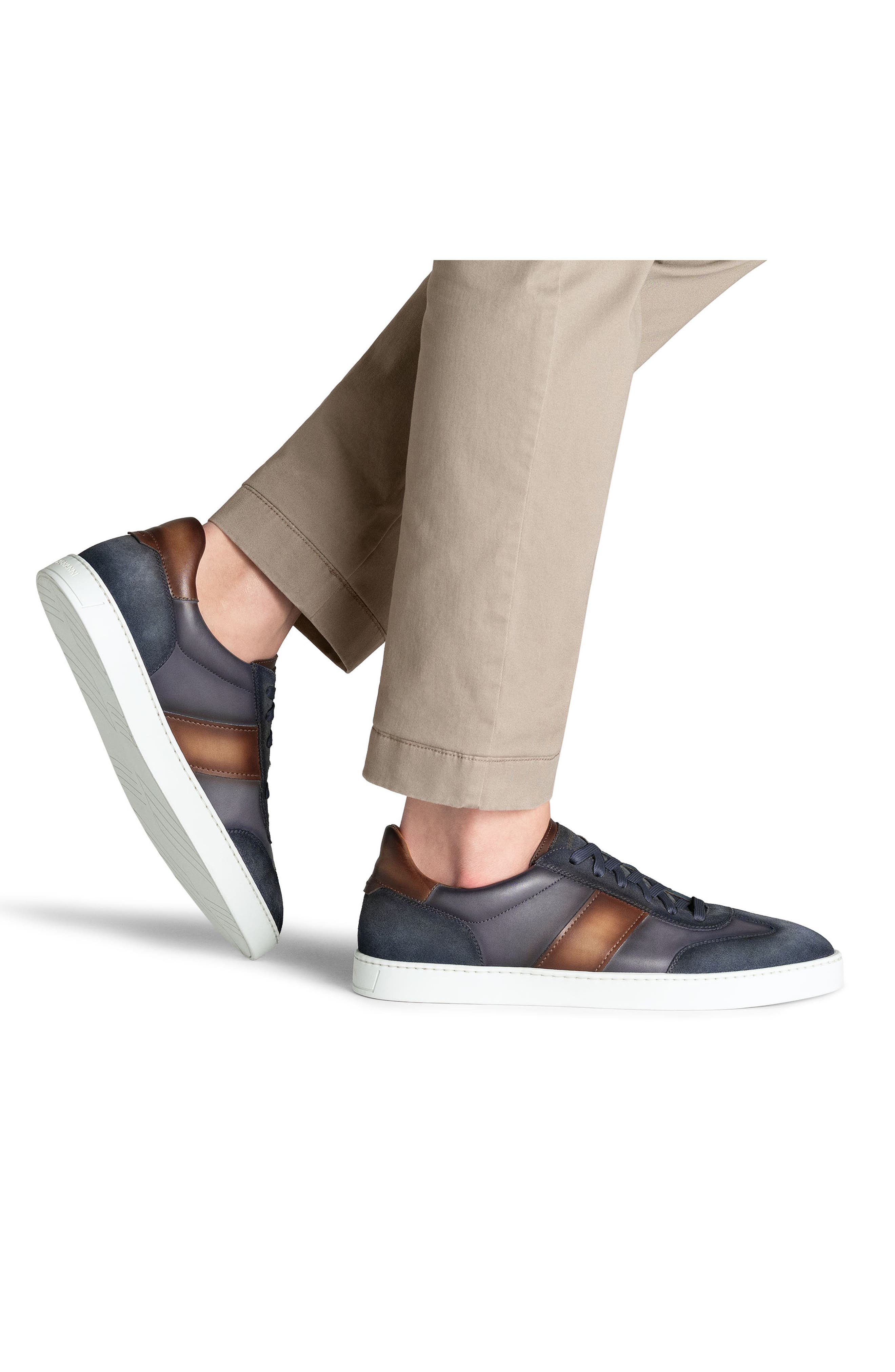 Cassian Lo Sneaker, Alternate, color, SIBERA / LENO