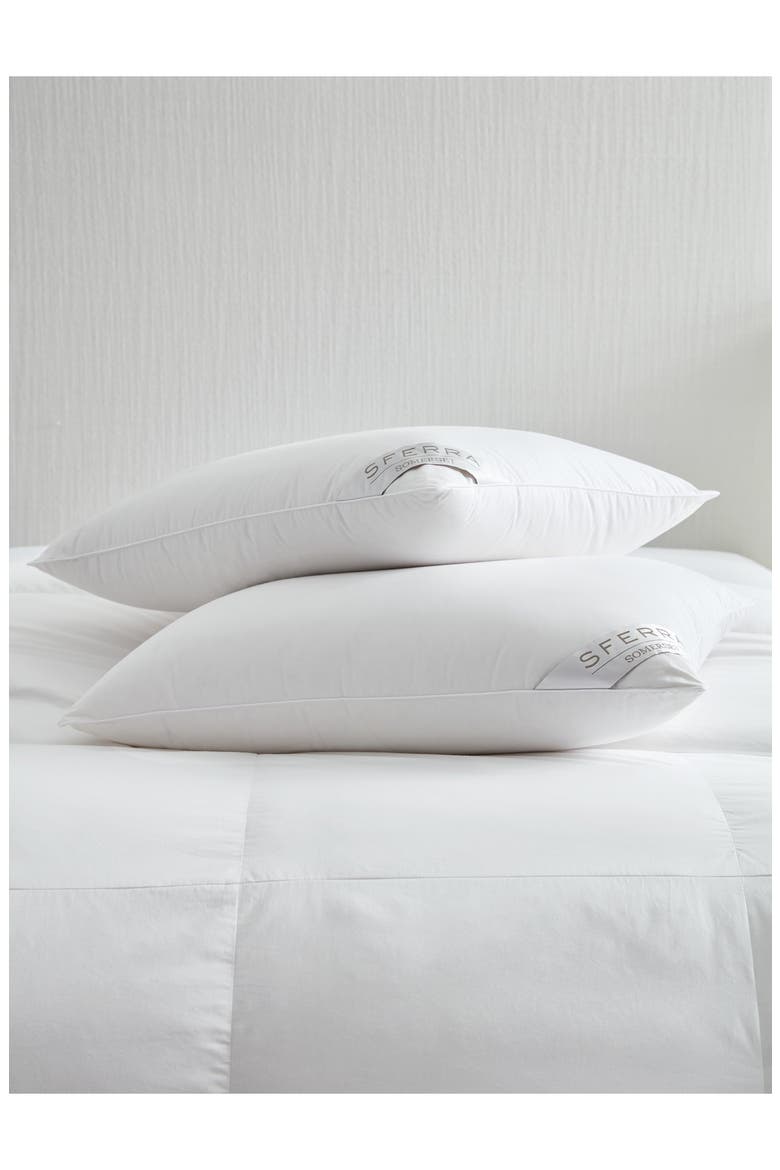 Somerset King Polish Goose Down Pillow, Alternate, color, WHITE