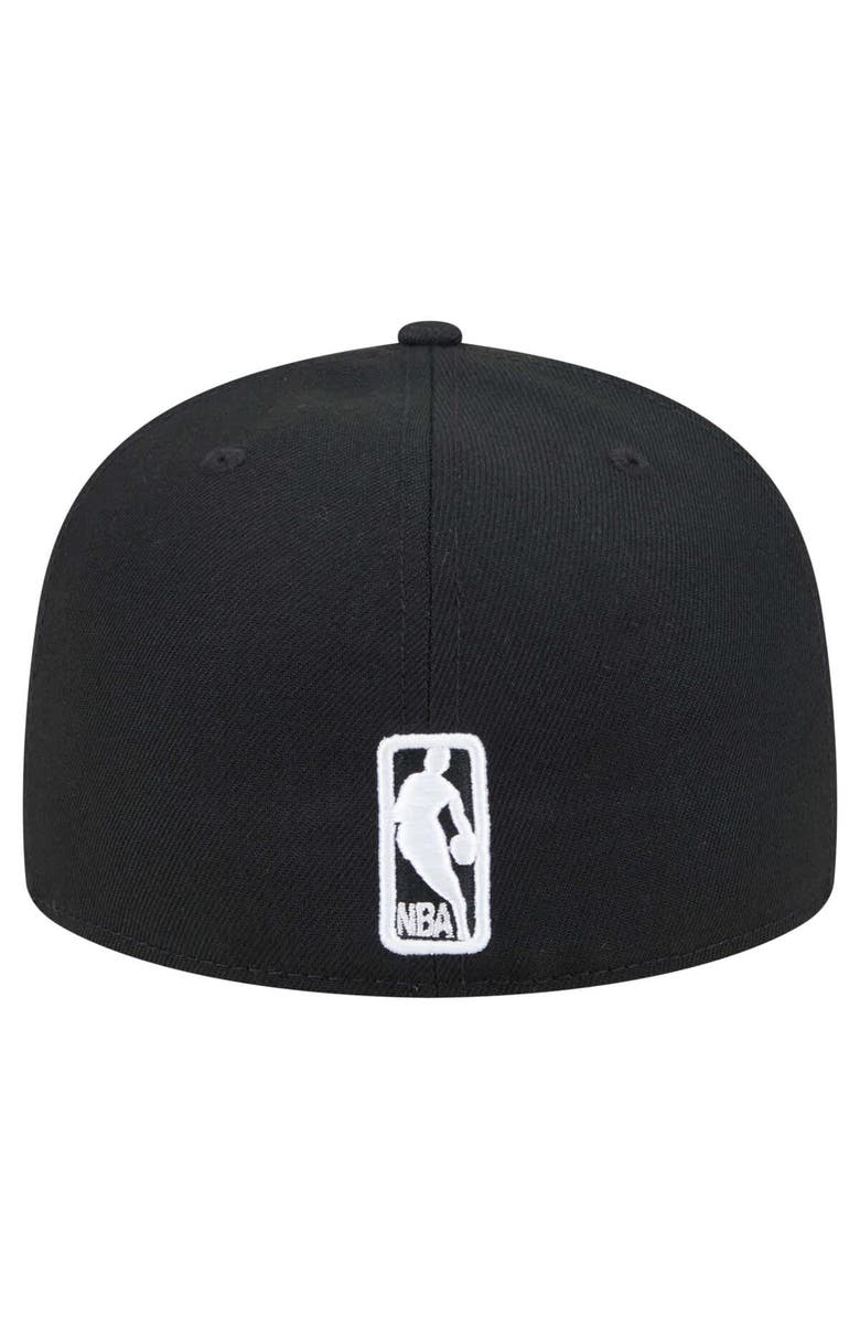 New Era Men's New Era Black New York Knicks Camo Print UV 59FIFTY Fitted Hat, Alternate, color, 