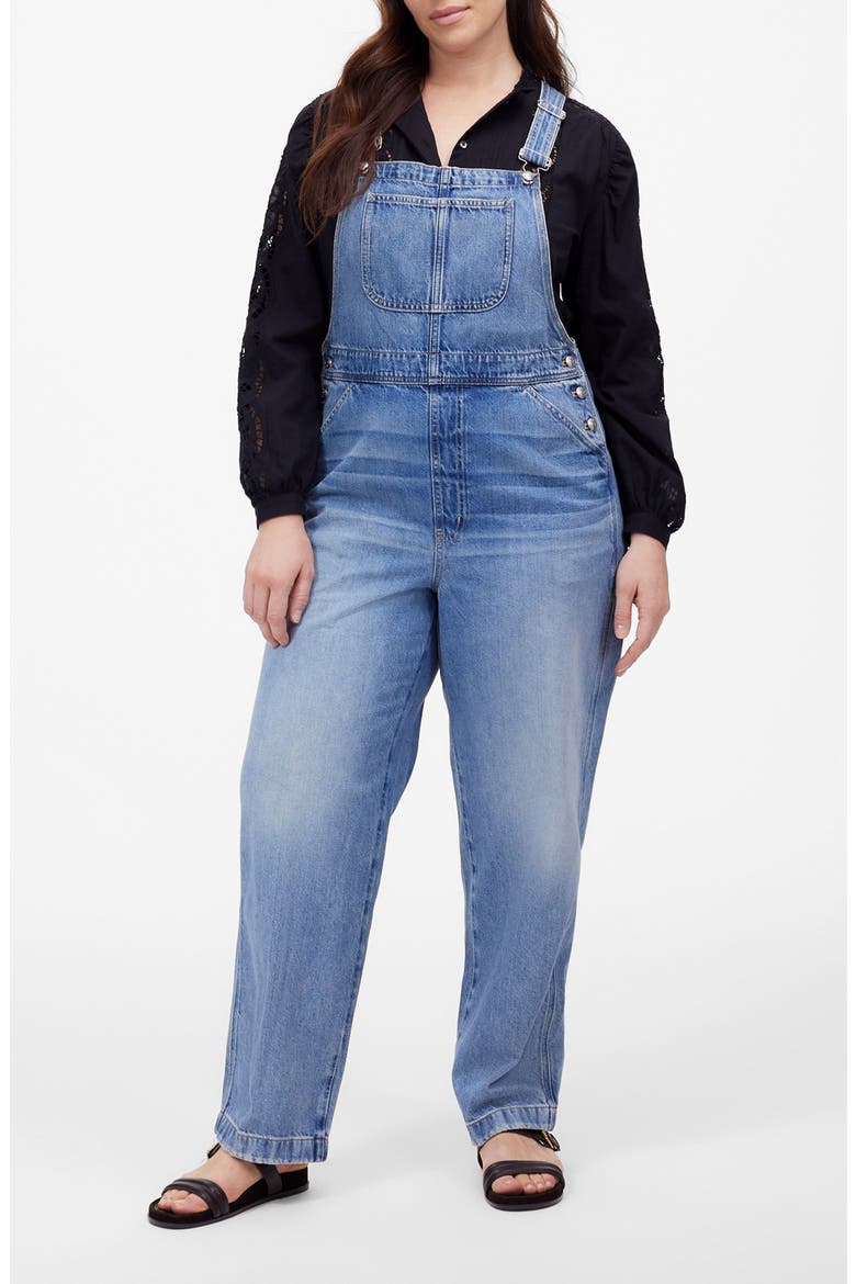 Relaxed Denim Carpenter Overalls, Alternate, color, LEWISBURG WASH