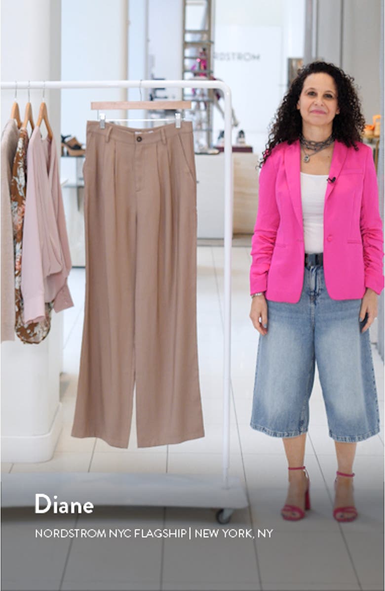 Noelle High Waist Straight Leg Pants, sales video thumbnail