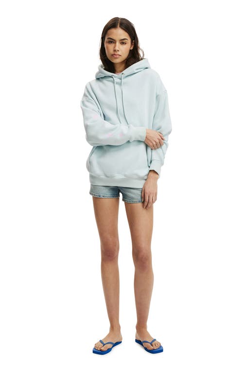 Cotton On Graphic Fleece Hoodie In Gray