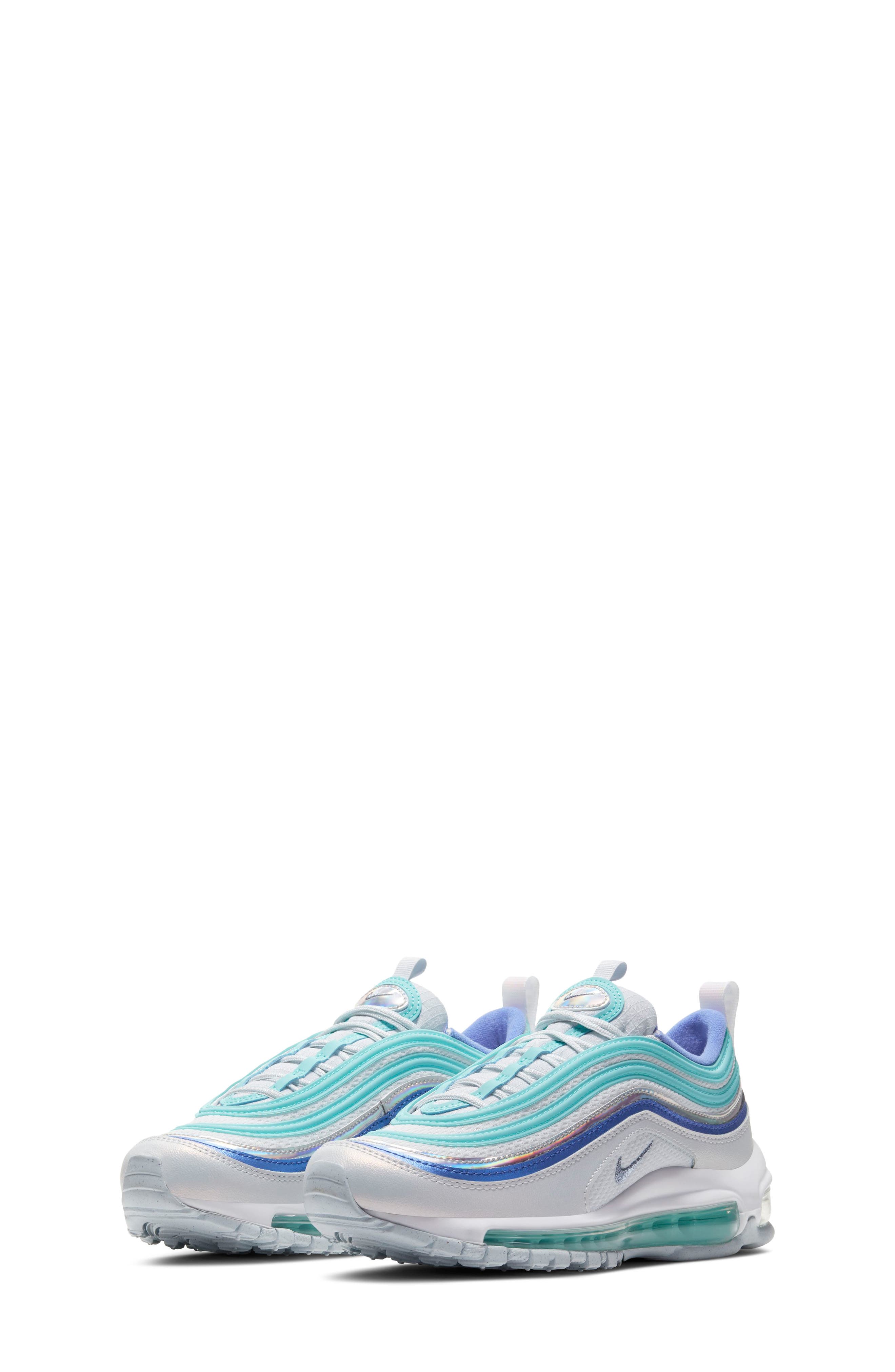 Air Max 97 FP Sneaker, Main, color, AURA/ SAPPHIRE-GREEN-WHITE