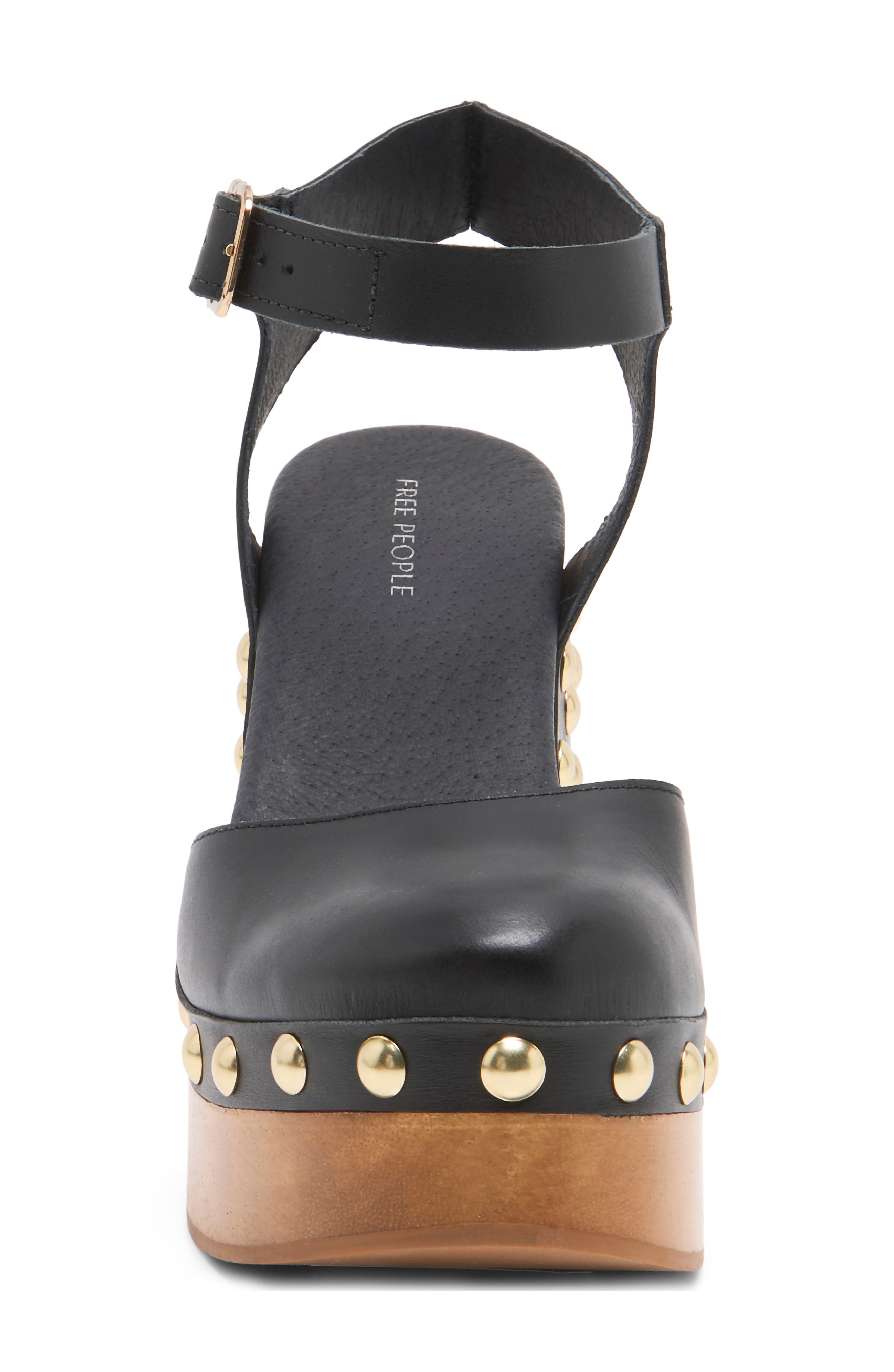 Cecelia Studded Platform Pump, Alternate, color, BLACK LEATHER