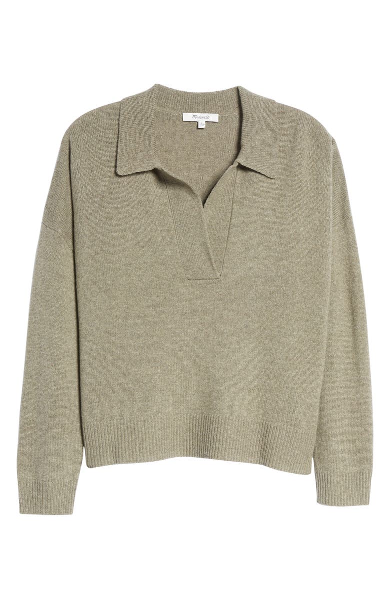Madewell Davie Polo Sweater, Alternate, color,