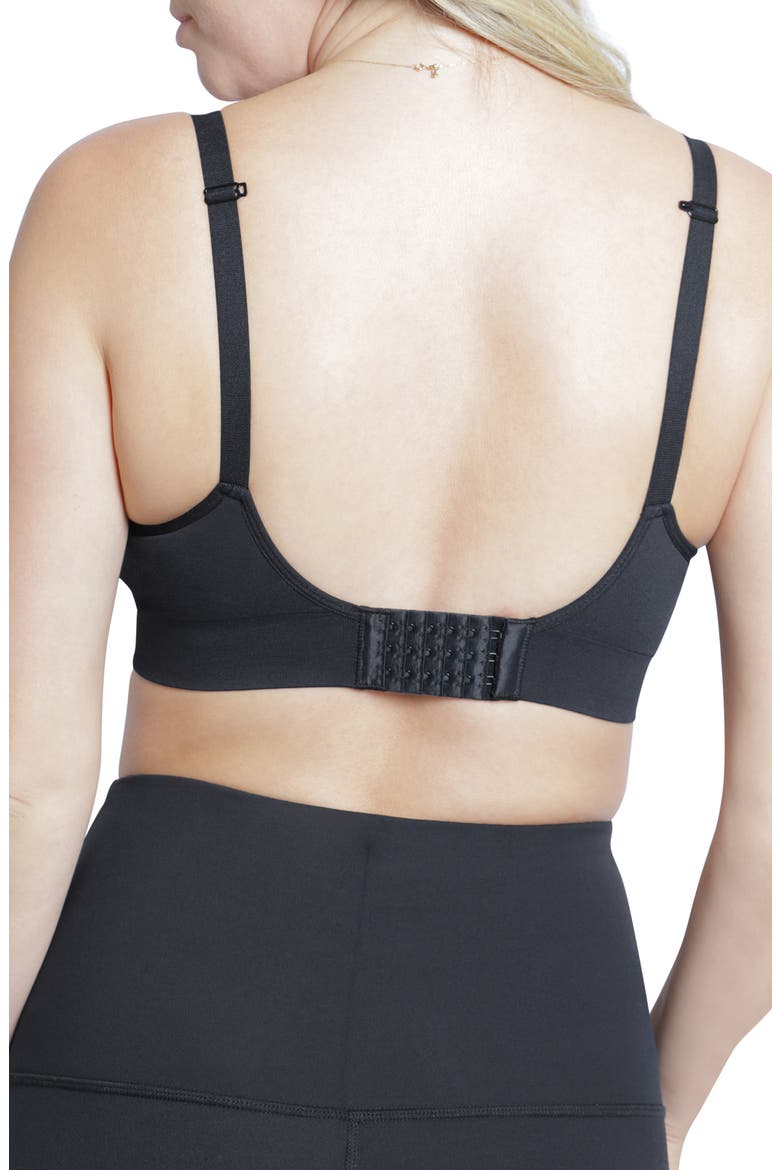 Ingrid & Isabel® Cooling Nursing & Pumping Bra, Alternate, color, BLACK