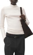 MANGO Simonet Turtleneck Rib Sweater