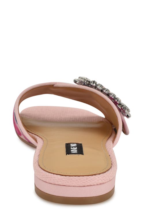 Nine West Laniey Slide Sandal In Light Pink