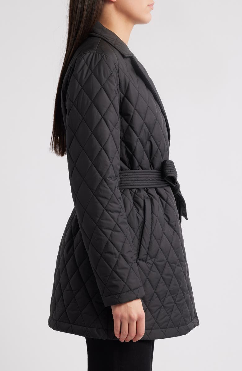Lauren Ralph Lauren Quilted Wrap Coat, Alternate, color, 