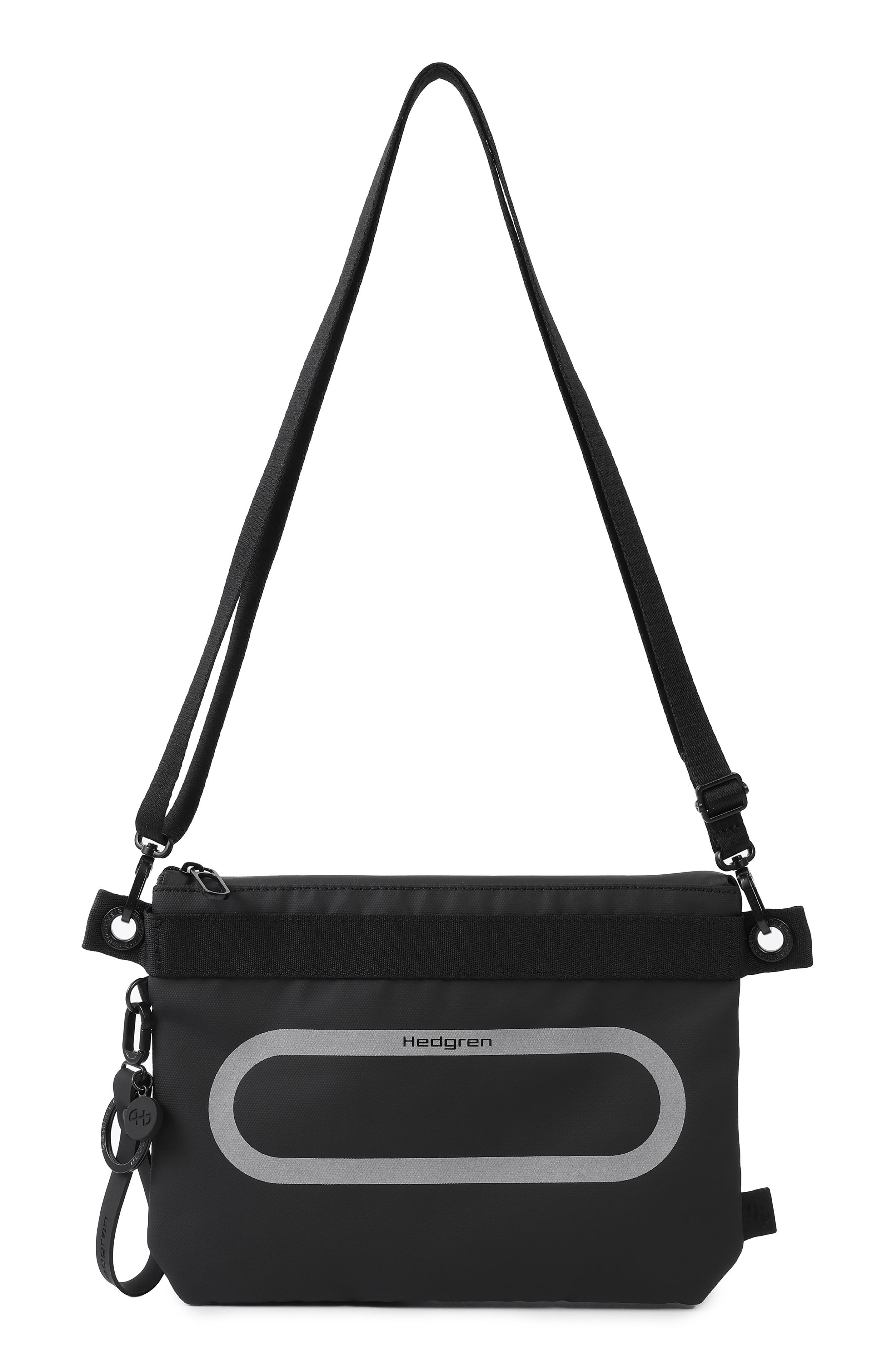 Hedgren Ichi Crossbody Bag, Alternate, color, Coated Black/ Grey