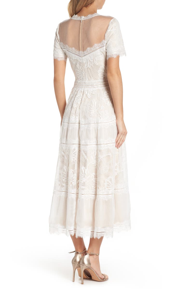 Tadashi Shoji S/S LACE TEA LENGTH DRS, Alternate, color,