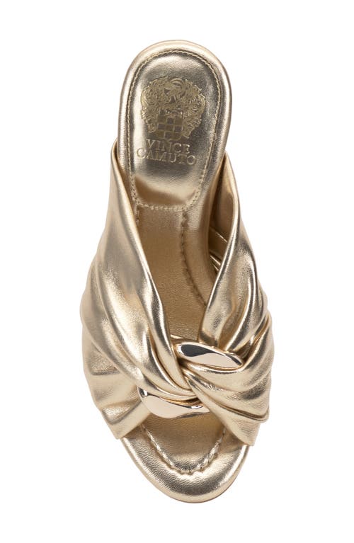 Vince Camuto Patie Slide Sandal In Egyptian Gold