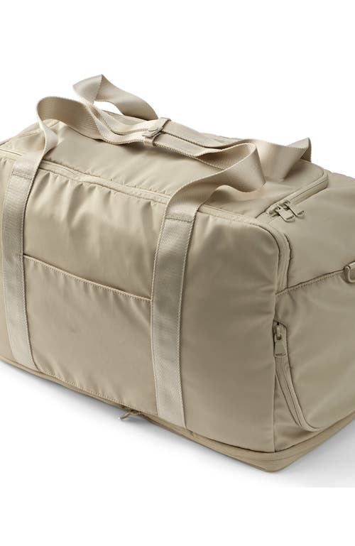 Lands' End Travel Carry On Luggage Duffle Bag In Driftwood Tan