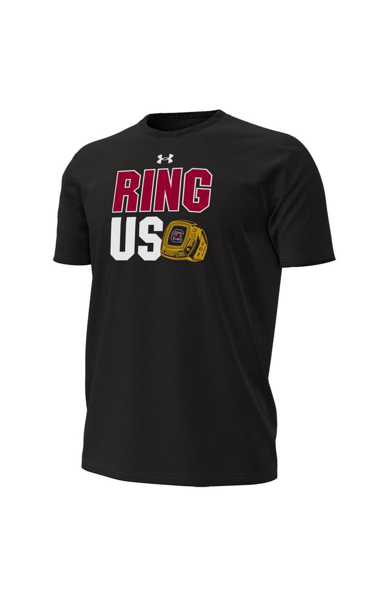 Under Armour Men's Under Armour  Black South Carolina Gamecocks Women's Basketball Ring Us T-Shirt, Alternate, color, 