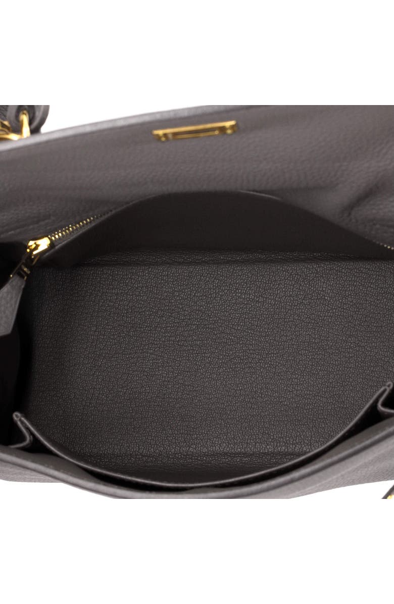 Pre-Owned Hermes Kelly Handbag Grey Togo with Gold Hardware 25, Alternate, color, Etain