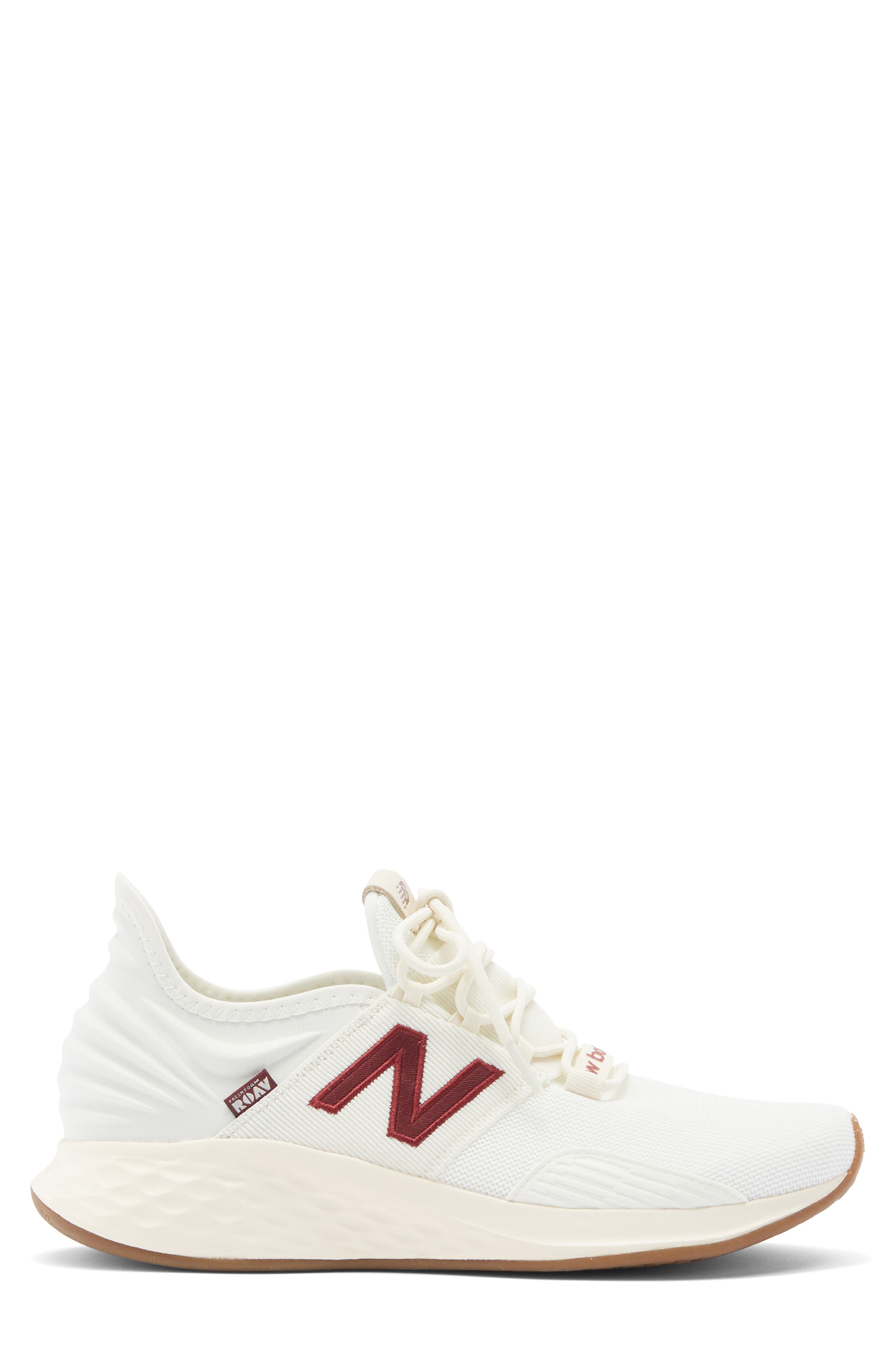 Fresh Foam Roav Running Shoe, Alternate, color, SEA SALT/ MONARCH BURGUNDY