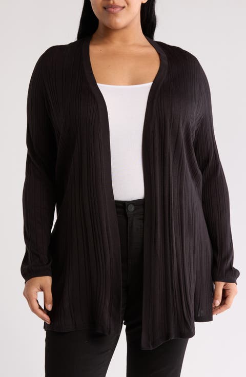 Textured Knit Duster (Plus)