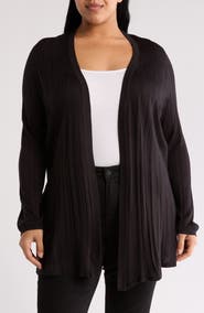 Adrianna Papell Textured Knit Duster