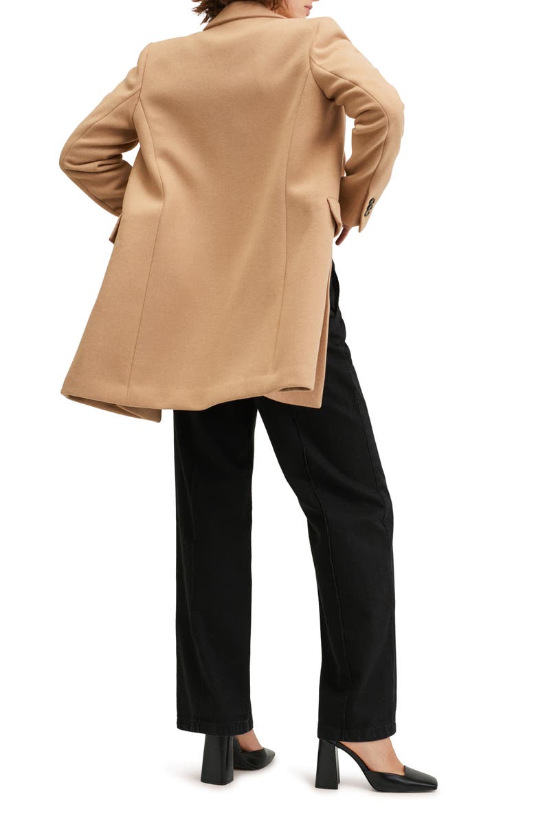 MANGO Double Breasted Coat, Alternate, color, 