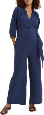 Nom Maternity NOM Maternity Alma Maternity/Nursing Jumpsuit
