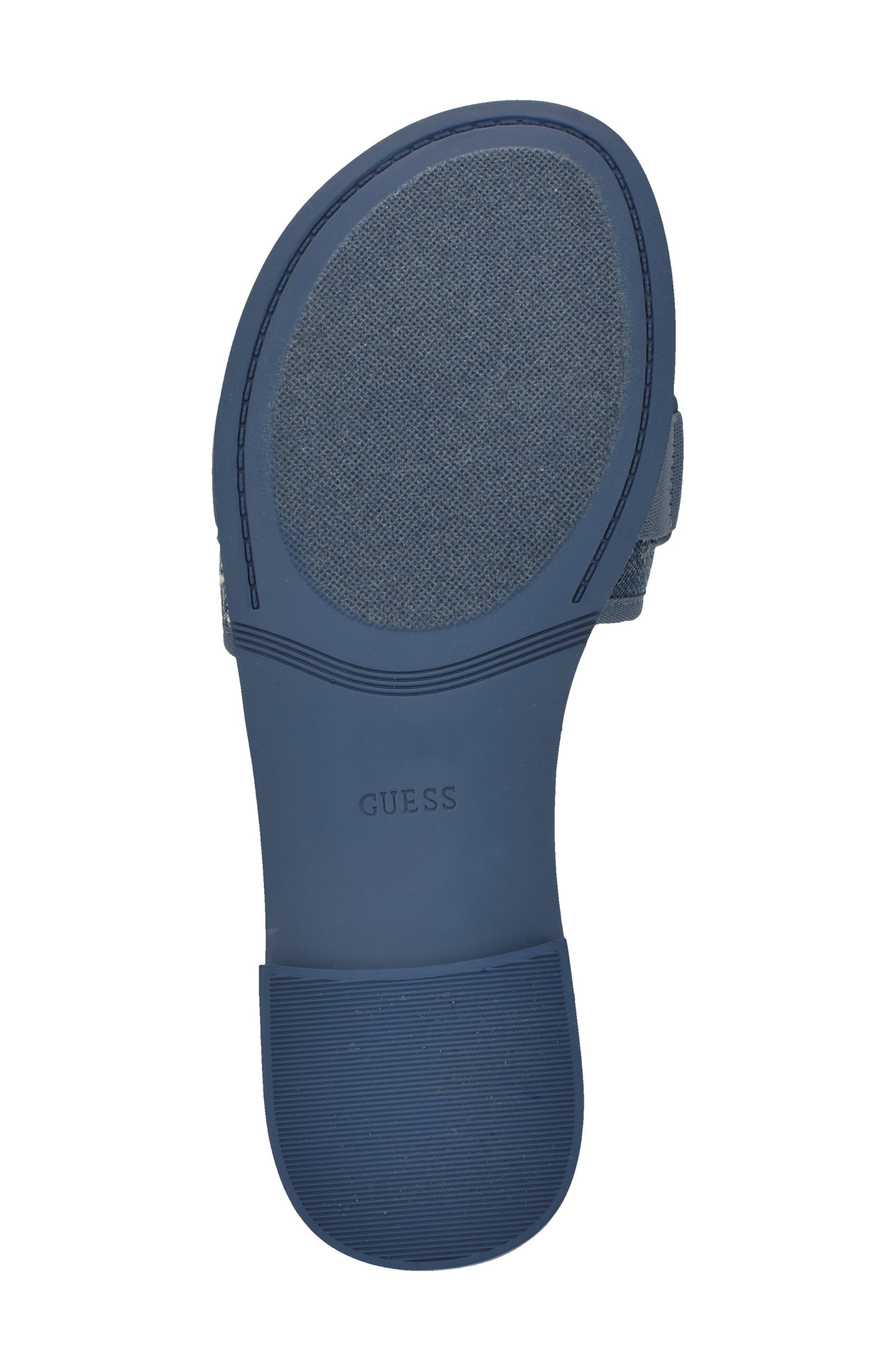 GUESS Elyze Slide Sandal, Alternate, color, Medium Blue