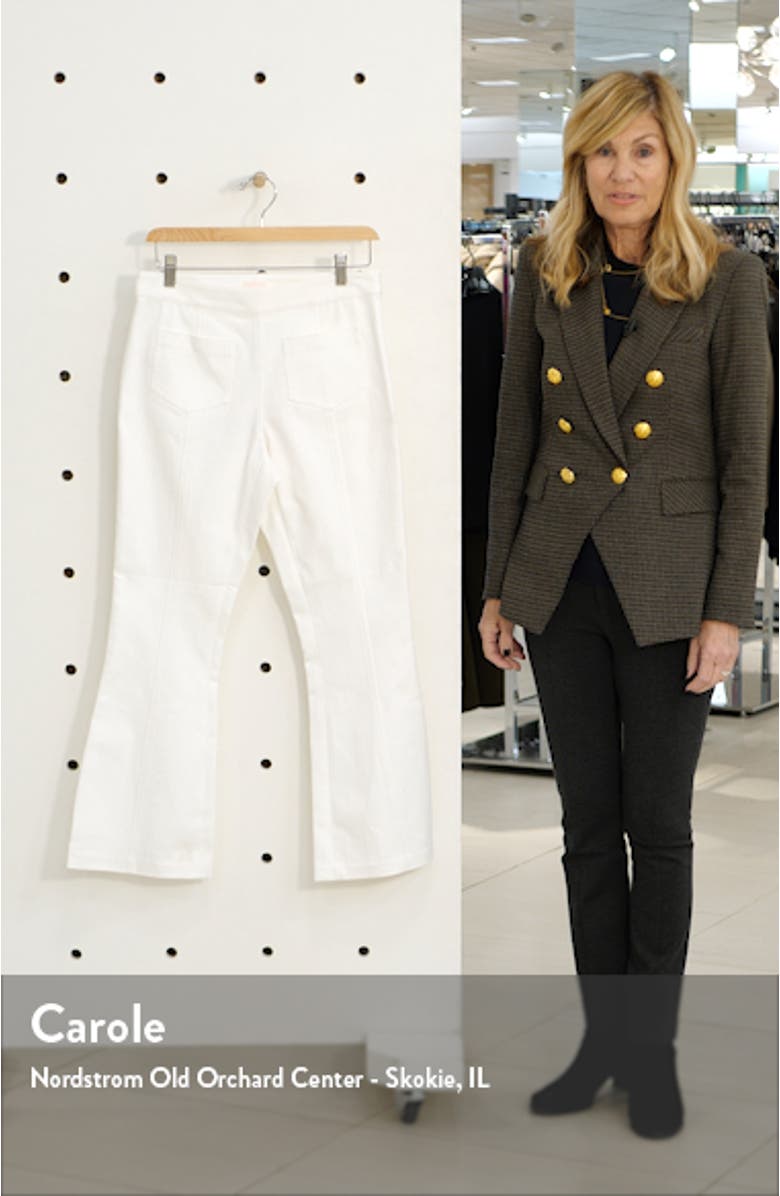 Lindsay Stretch Twill Crop Slim Pants, sales video thumbnail