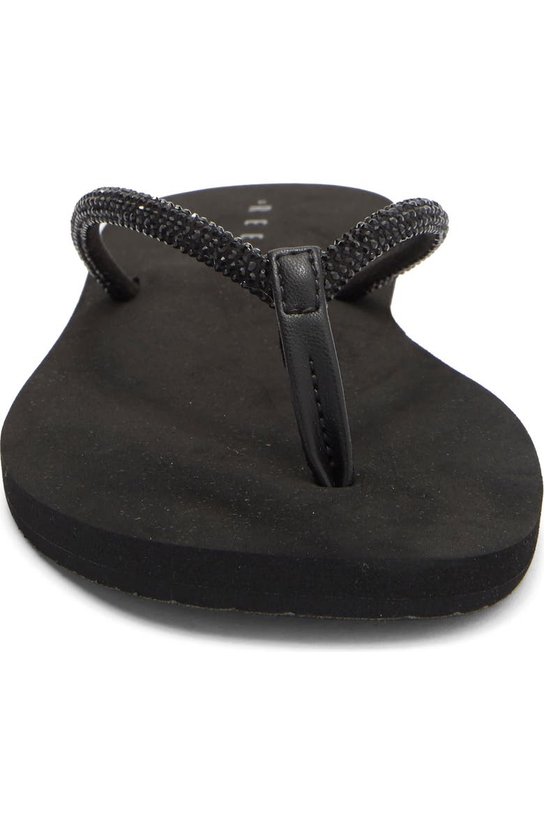 Reef Bliss Bling Fling Flip Flop, Alternate, color, Black