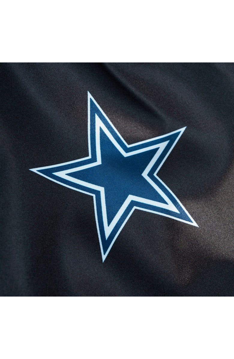 Mitchell & Ness Women's Mitchell & Ness Black Dallas Cowboys Raglan Satin Full-Snap Jacket, Alternate, color, Black