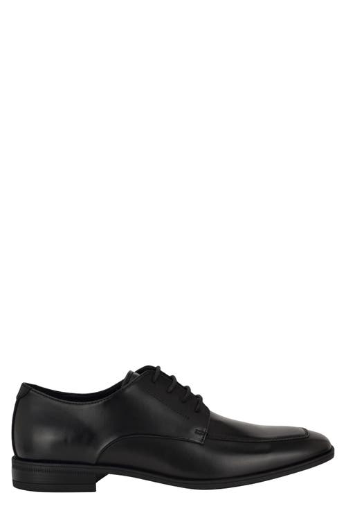 Calvin Klein Malike Square Toe Derby In Black
