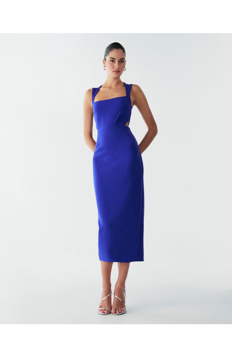 BWLDR Riri Maxi Dress, Alternate, color, Cobalt Blue