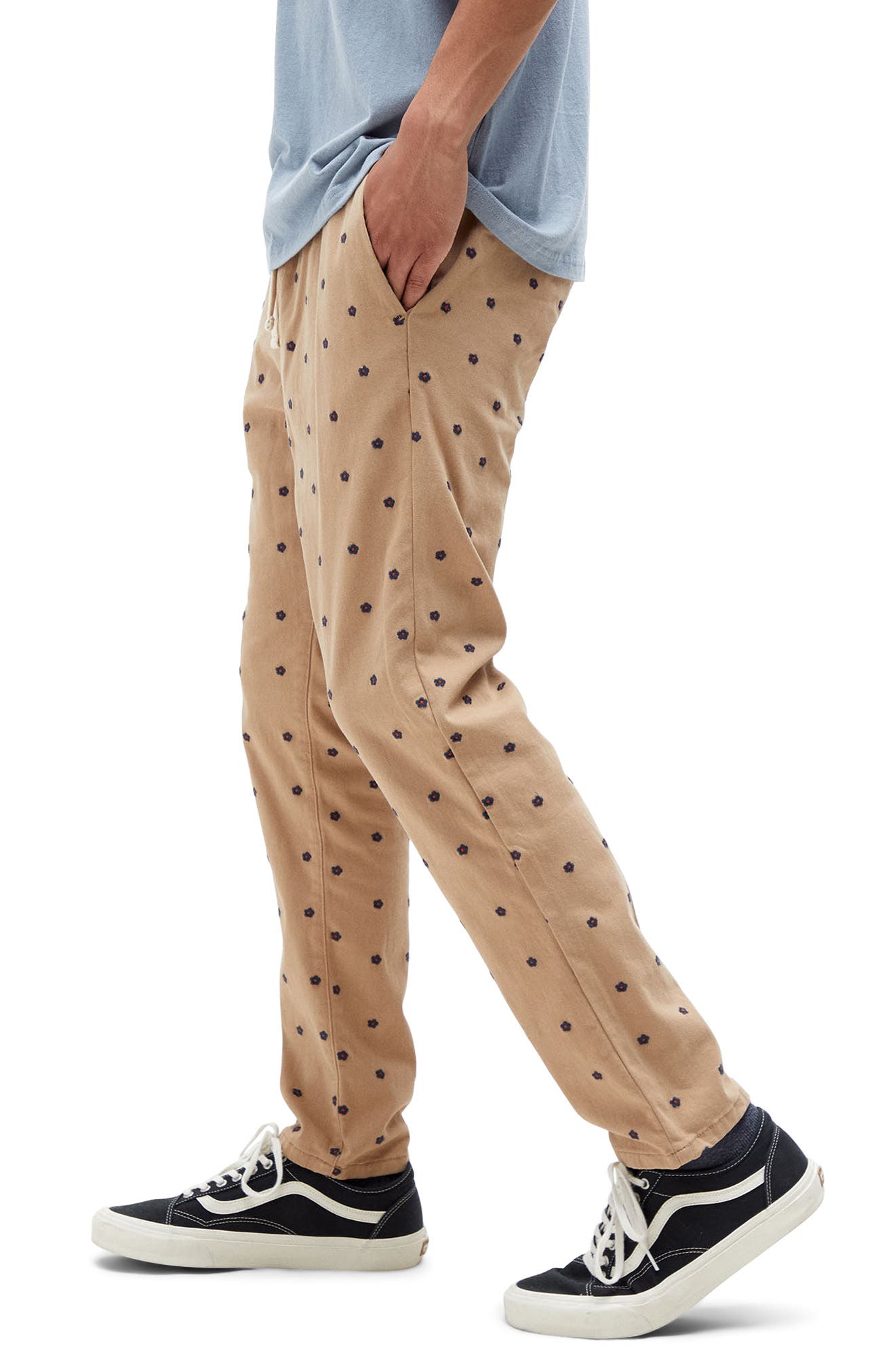 PacSun Kade Embroidered Flower Trousers (Men) | Nordstromrack