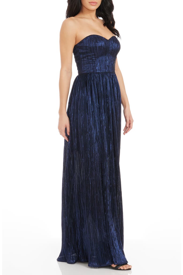 Audrina Strapless Gown, Alternate, color, MIDNIGHT BLUE