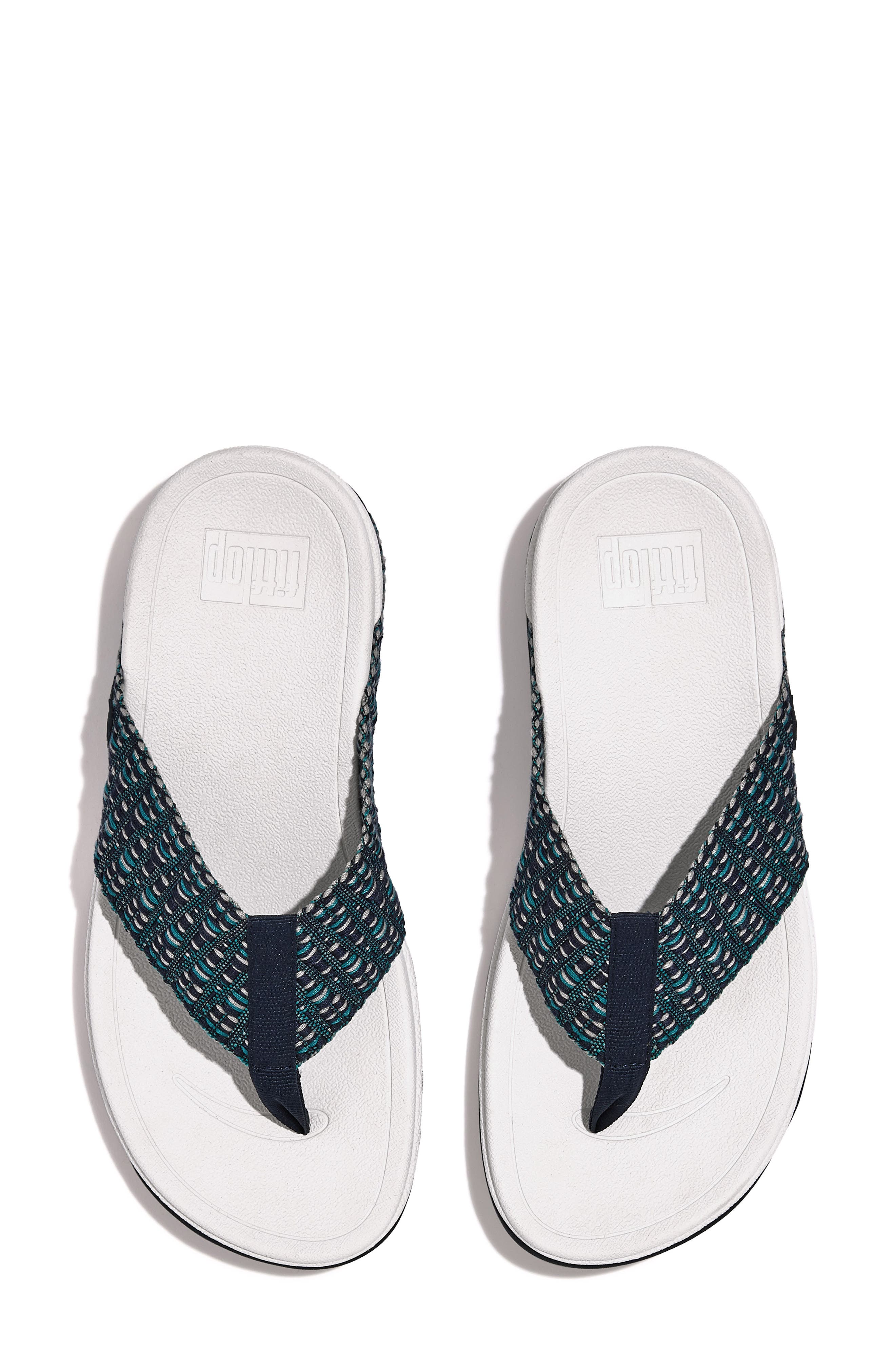FitFlop Surfa Geo Webbing Flip Flop, Alternate, color, 