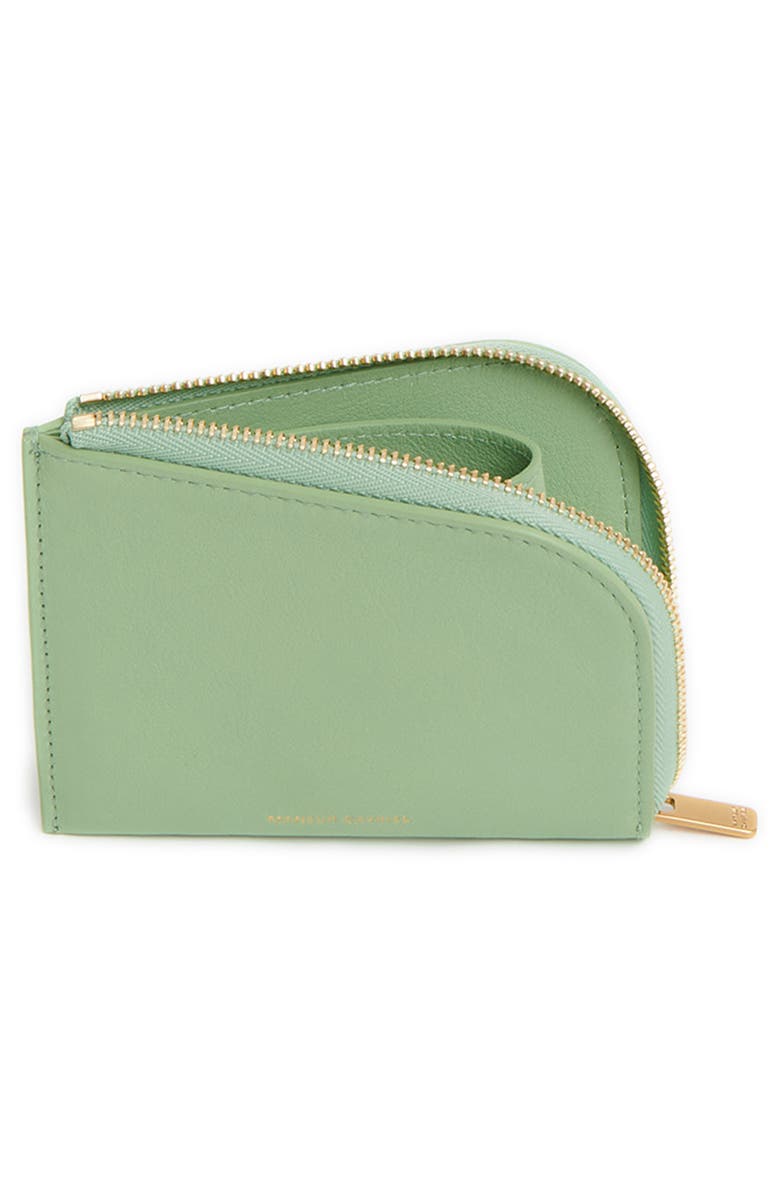 Mansur Gavriel Slim Leather Zip Wallet, Alternate, color, 