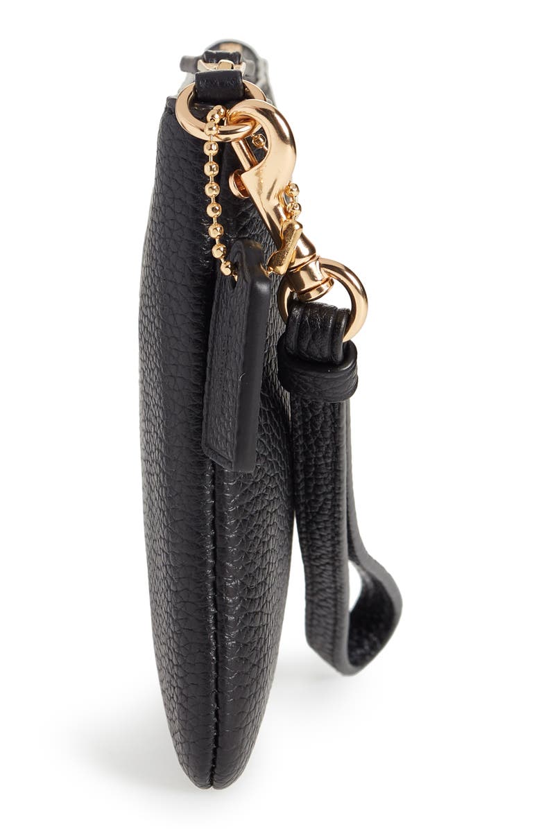 COACH Leather Wristlet, Alternate, color,