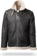 Allen Edmonds Genuine Shearling Aviator Jacket