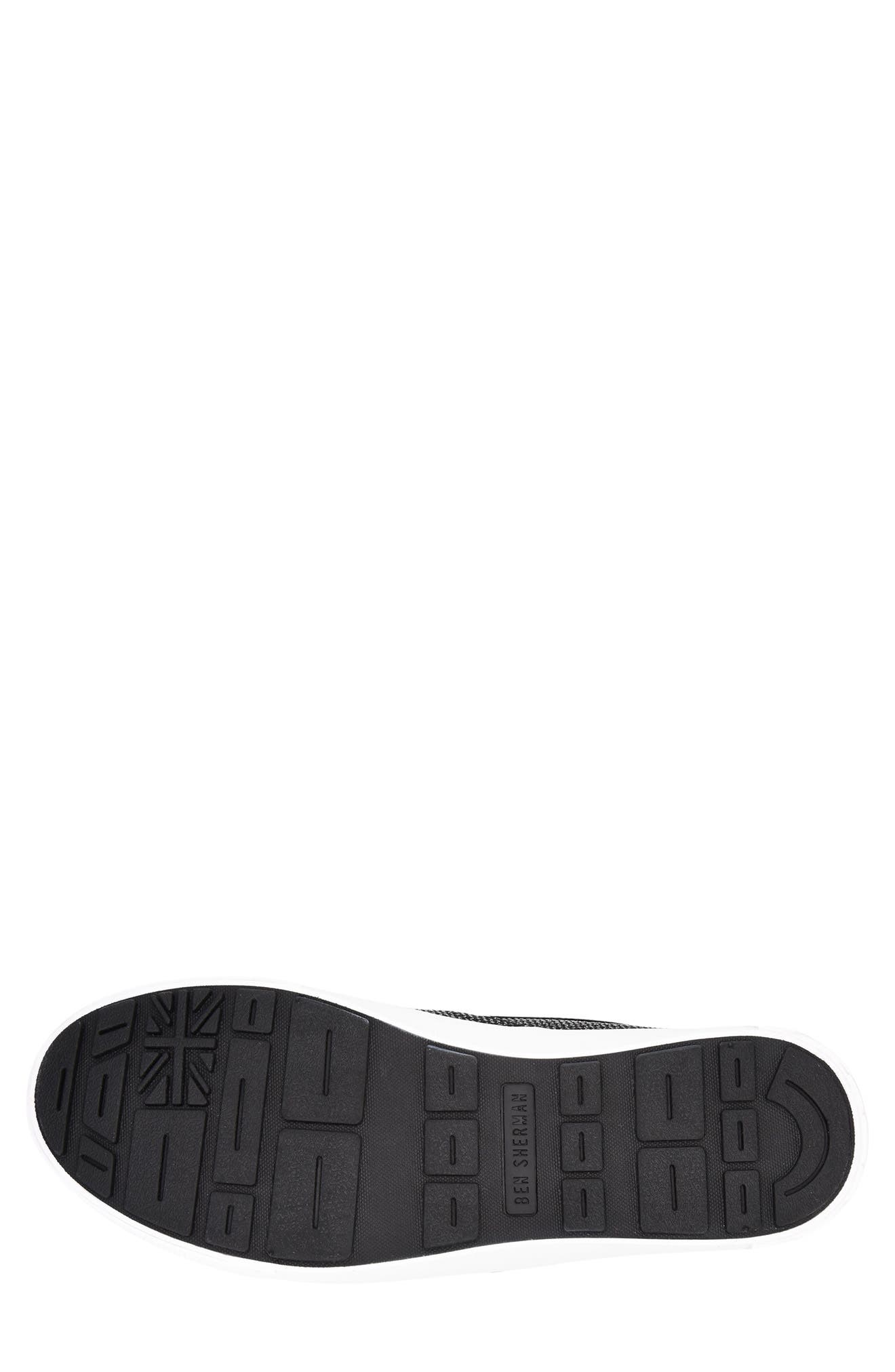 Percy Slip-On Sneaker, Alternate, color, BLACK