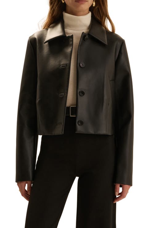 The Small Town Girl Faux Leather Jacket