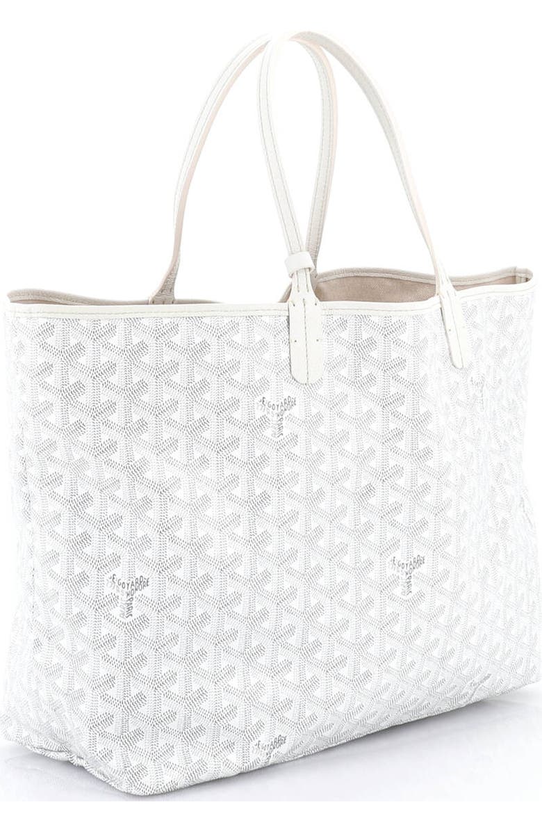 Pre-Owned Goyard Saint Louis Tote Coated Canvas PM, Alternate, color, White