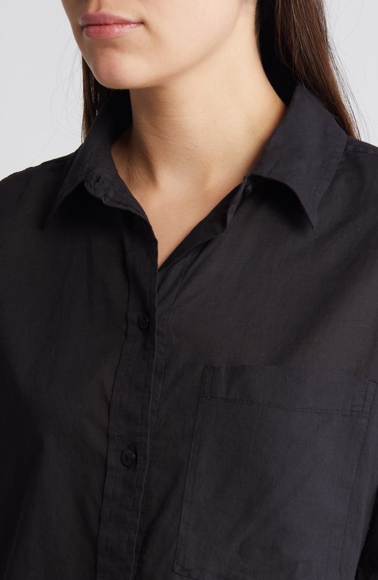 Treasure & Bond Cotton Voile Button-Up Shirt, Alternate, color, 