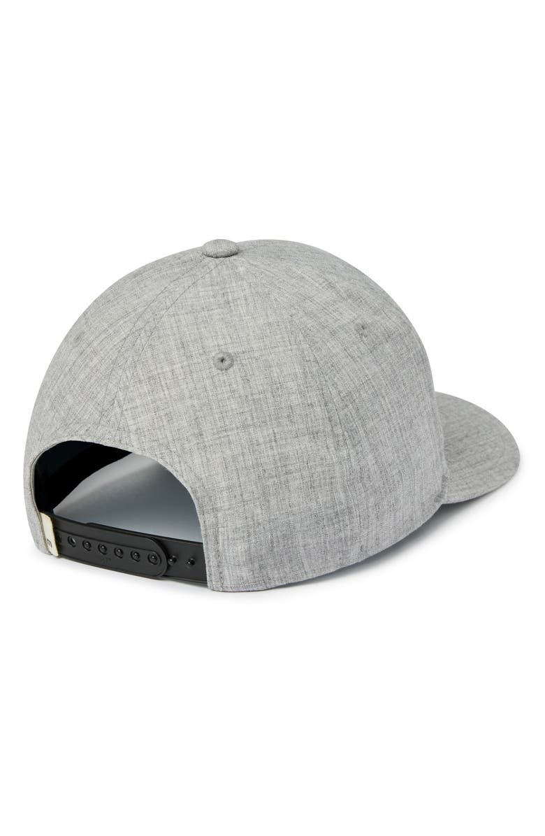 TravisMathew Heathered Canvas Snapback Baseball Cap, Alternate, color, Heather Grey